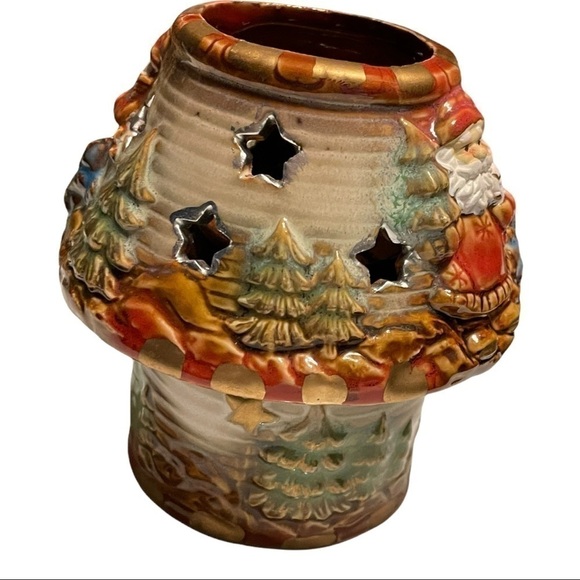 SANTA tea lamp-2 pc, Potter’s Garden - Picture 6 of 10